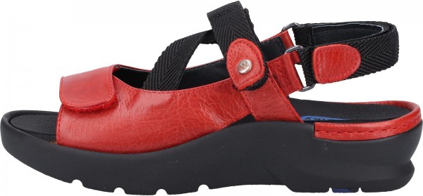 Wolky Sandalen Leder Rot