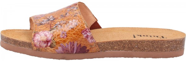 Think! Pantoletten Leder Braun