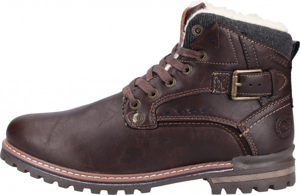 Dockers Stiefelette Lederimitat Braun