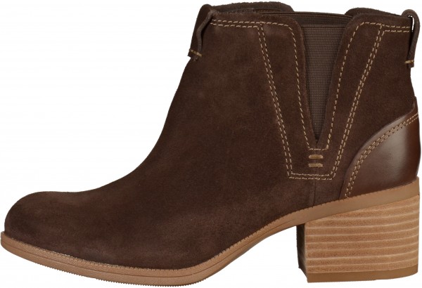 Clarks Stiefelette Leder Dunkelbraun