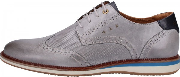 Pantofola d Oro Halbschuhe Leder Hellgrau