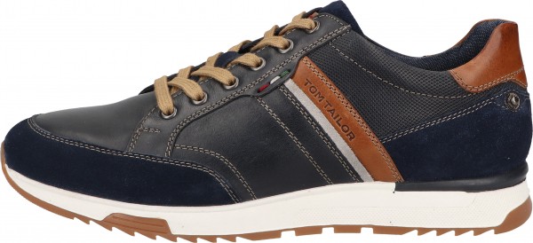 Tom Tailor Sneaker Leder Navy