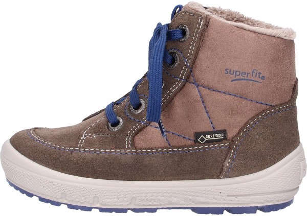 Superfit Stiefelette Leder/Textil Braun Warmfutter