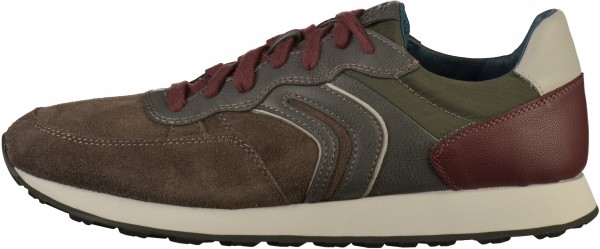 Geox Sneaker Lederimitat Braun