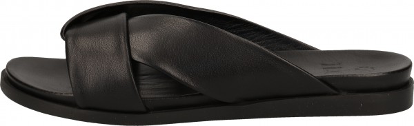 ILC Pantoletten Leder Schwarz
