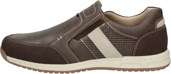 Bama Slipper Lederimitat Dunkelgrau