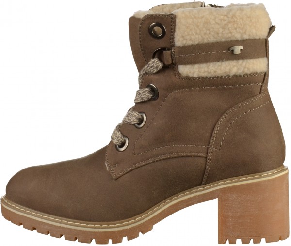 Tom Tailor Stiefelette Lederimitat Lava