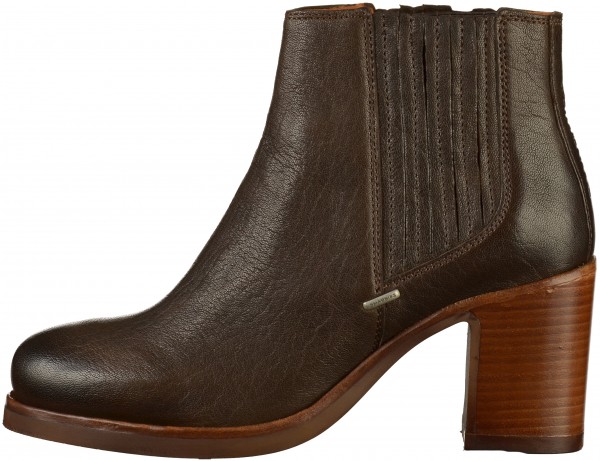 Shabbies Amsterdam Stiefelette Leder Braun
