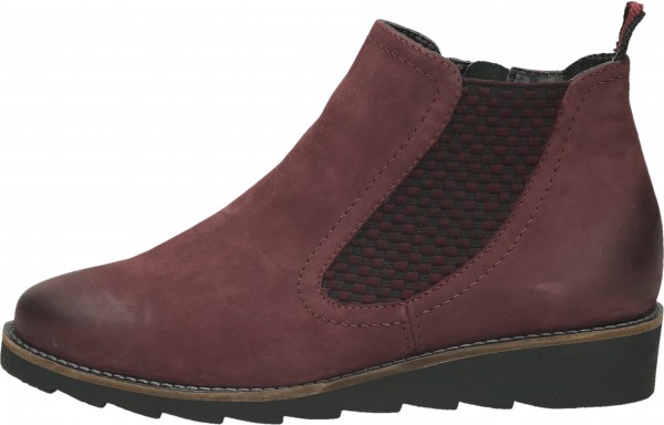 Bama Stiefelette Leder Bordeaux