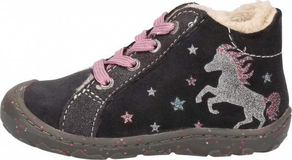 Lurchi Halbschuhe Veloursleder Grau
