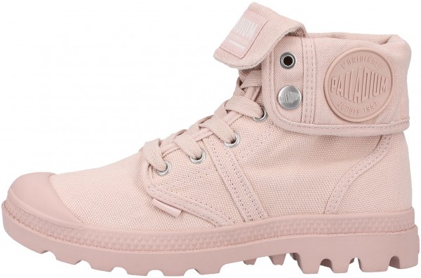 Palladium Stiefelette Canvas Rose