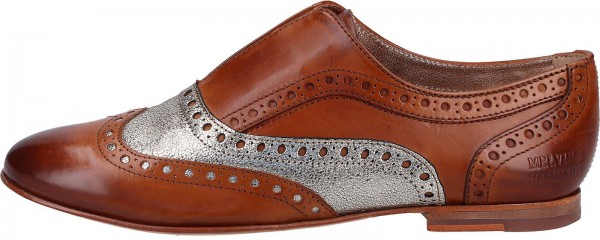 Melvin&Hamilton Slipper Leder Tan