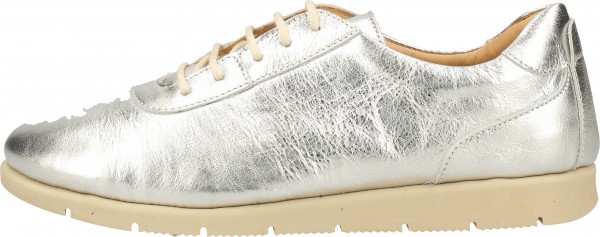 Darkwood Sneaker Leder Silber