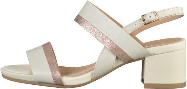 Caprice Sandalen Leder Weiß