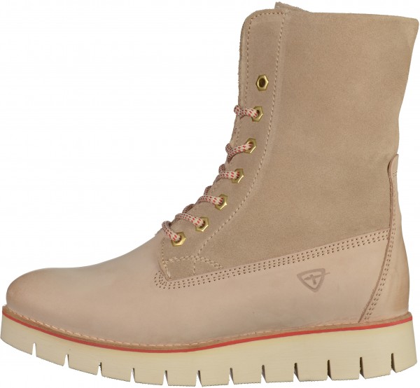 Tamaris Stiefelette Leder Sand Warmfutter