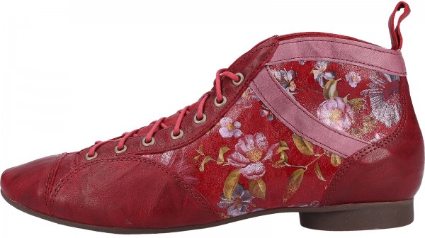 Think! Halbschuhe Leder Rot