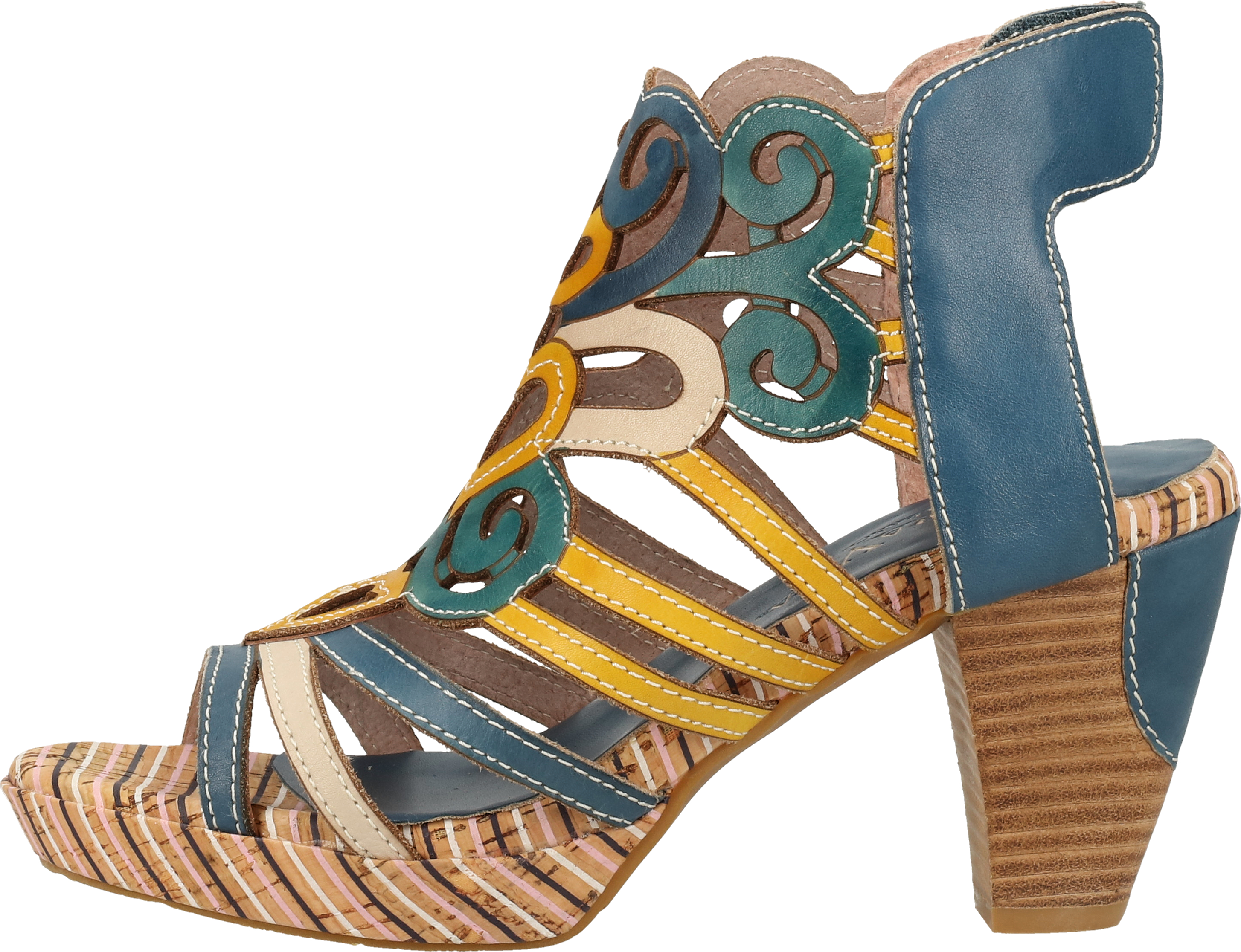 sandal color jeans