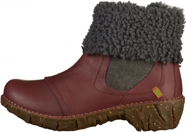 El Naturalista Stiefelette Leder Bordeaux