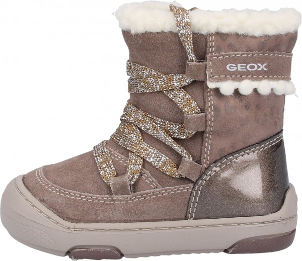 Geox Stiefel Leder/Textil Grau