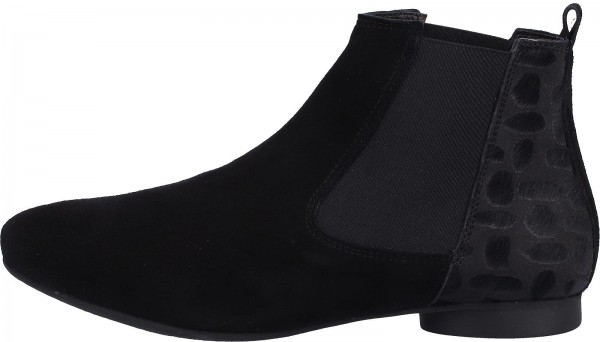 Think! Stiefelette Leder Schwarz