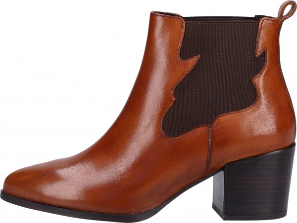 SPM Stiefelette Leder/Synthetik Braun