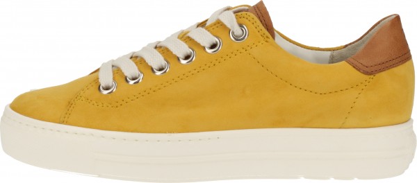 Paul Green Sneaker Nubukleder Gelb