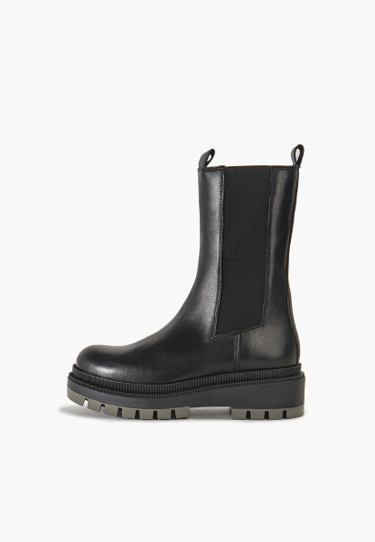 Inuovo Booties Leather black2