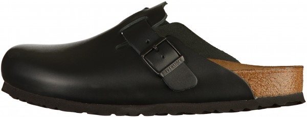 Birkenstock Boston Clogs Naturleder Schwarz