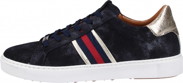 Sansibar Sneaker Leder Dunkelblau