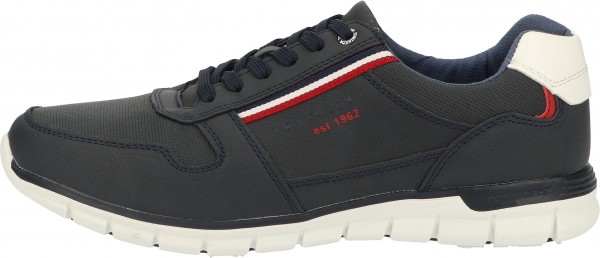 Tom Tailor Sneaker Lederimitat/Textil Navy