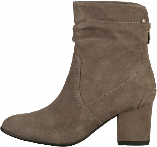 Be Natural Stiefelette Leder Grau