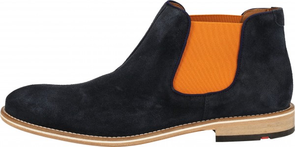 Lloyd Stiefelette Veloursleder/Textil Dunkelblau