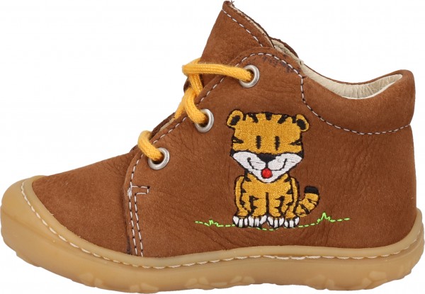 Pepino Halbschuhe Leder/Textil Curry