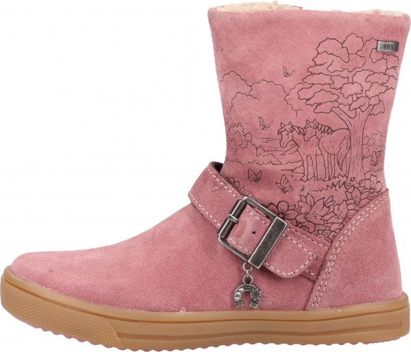 Lurchi Stiefel Nubukleder Rot