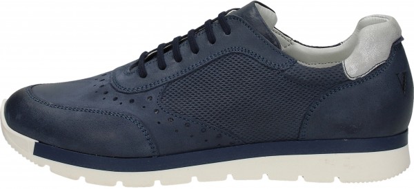 Venturini Milano Sneaker Glattleder Dunkelblau