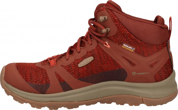Keen Wanderschuhe Lederimitat/Textil Cherry