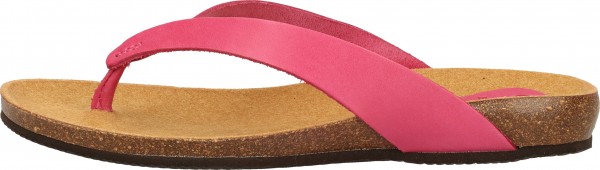 Scholl Zehensteg Leder Fuchsia