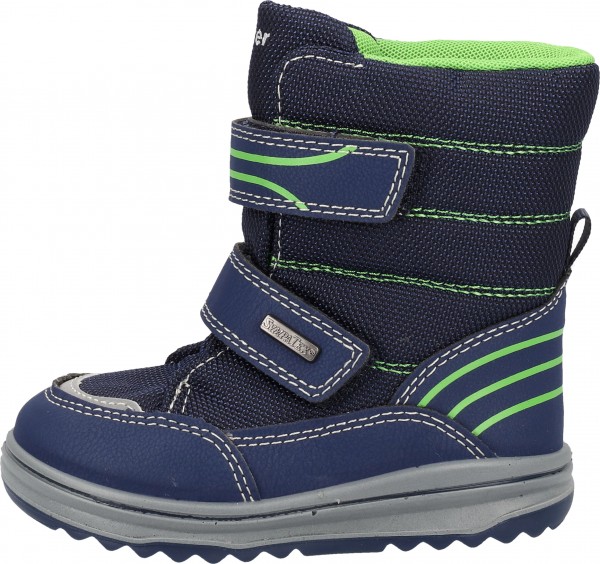 Richter Stiefel Lederimitat/Textil Blau