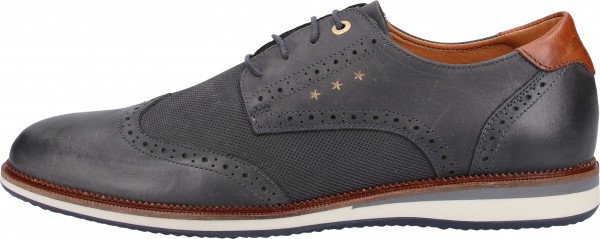 Pantofola d Oro Halbschuhe Leder Grau