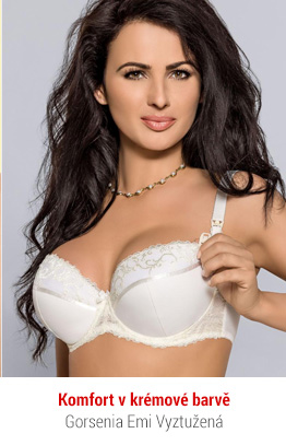 Mateřská podprsenka Gorsenia MK04 Emi Vyztužená