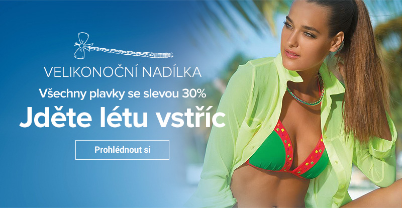 Velikonoční nadílka - Všechny plavky se slevou 30%