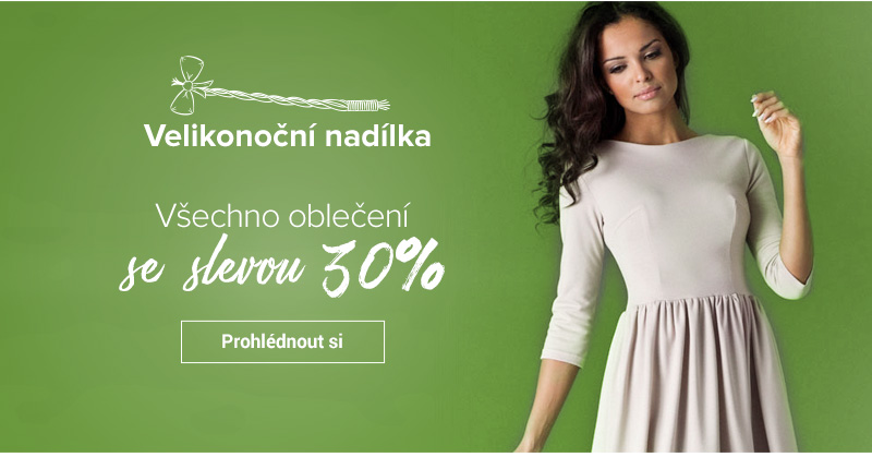 Velikonoční nadílka - Všechno oblečení se slevou 30%