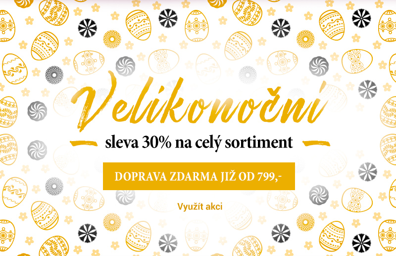 Velikonoční sleva 30% na celý sortiment