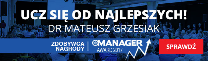 Zdobywca Nagrody Manager Awards 2017