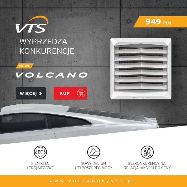 VTS Wyprzedza konkurencję! NOWE VOLCANO