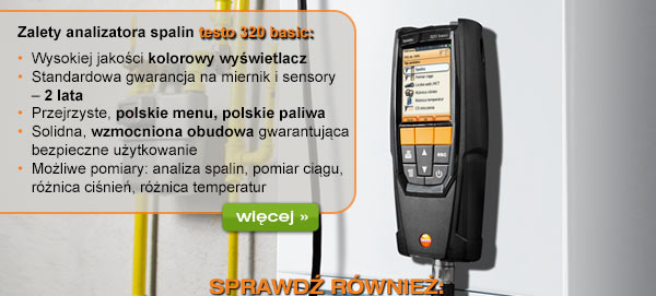 Czytaj więcej o zaletach analizatora testo 320 basic