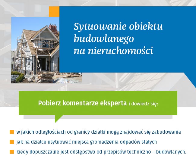 Sytuowanie obiektu budowlanego na nieruchomości