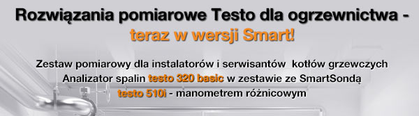 Rozwiązania pomiarowe Testo dla ogrzewnictwa -  teraz w wersji Smart