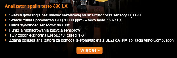 Anapizator spalin testo 330 LX. Czytaj więcej
