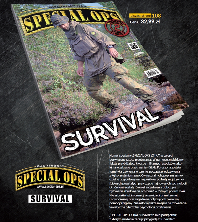 Numer specjalny SPECIAL OPS EXTRA w całości poświęcony sztuce przetrwania